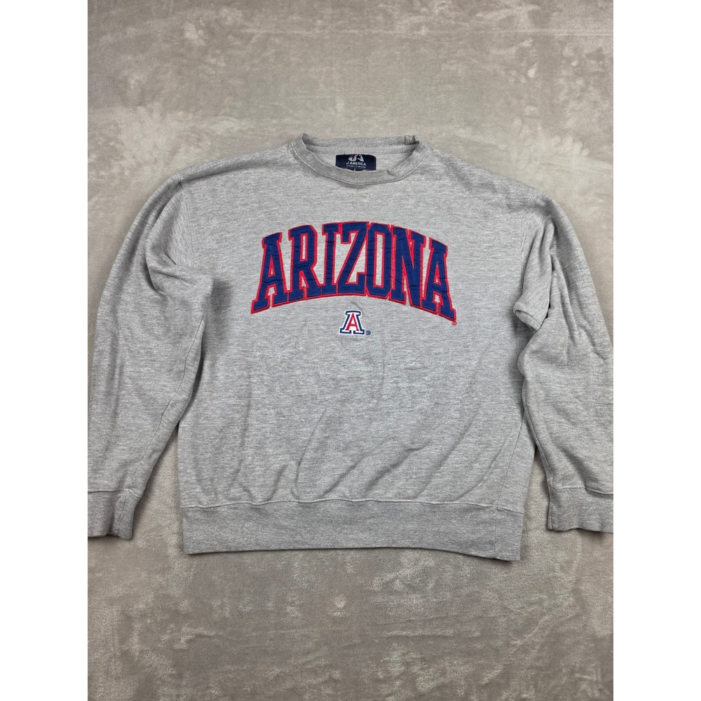 Vintage Arizona Wildcats Sweatshirt Mens Large Gray Crewneck J America Y2K‎